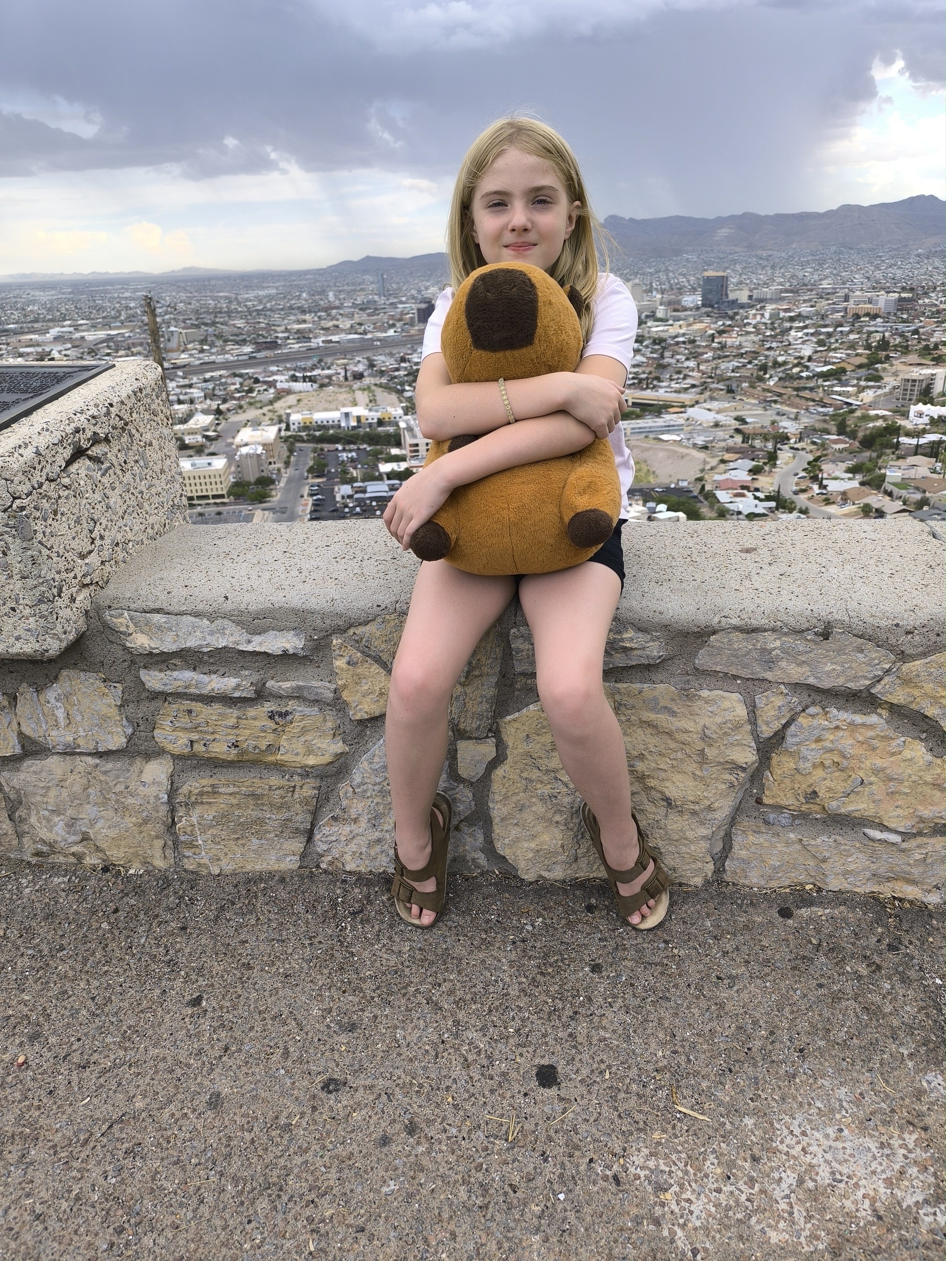 Amelie und Blob in El Paso
